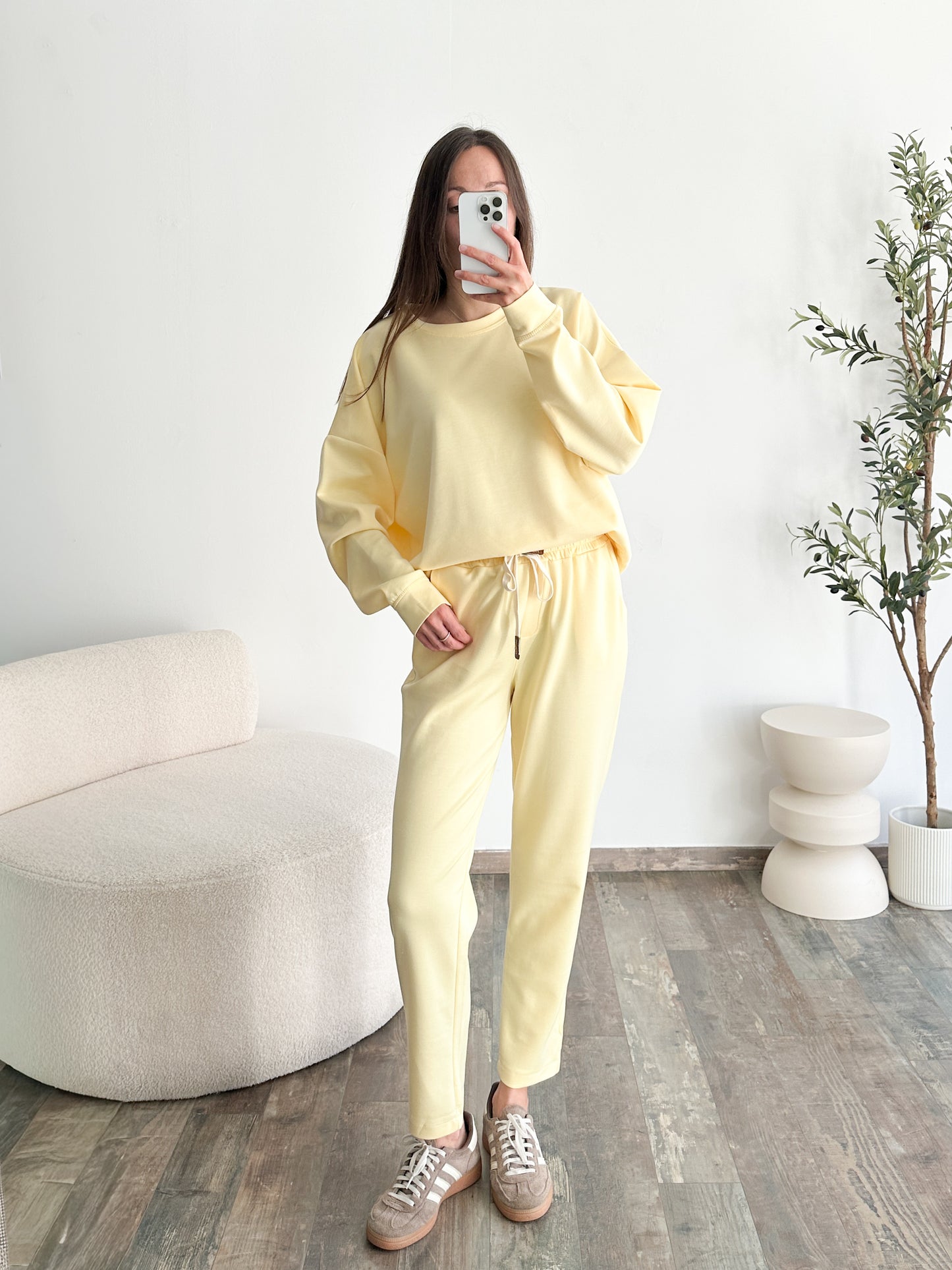 Ensemble jogging jaune