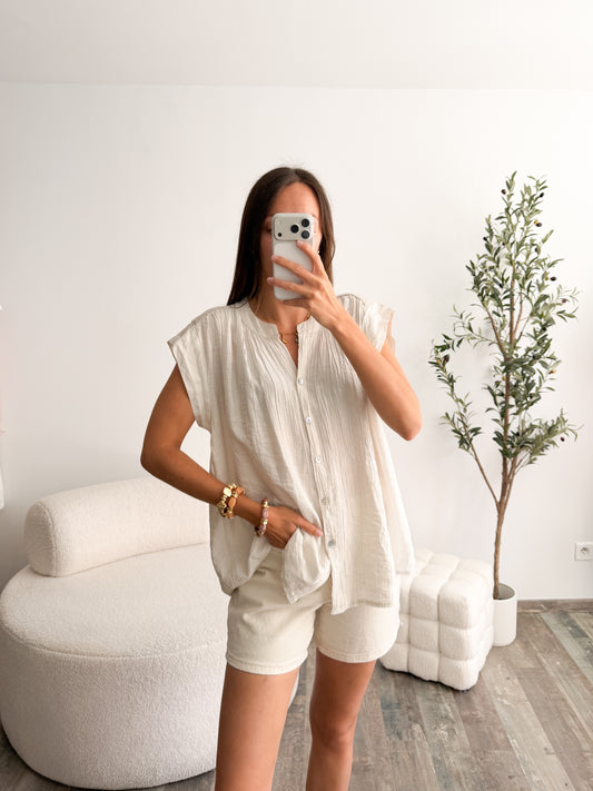 Blouse Mathilde beige