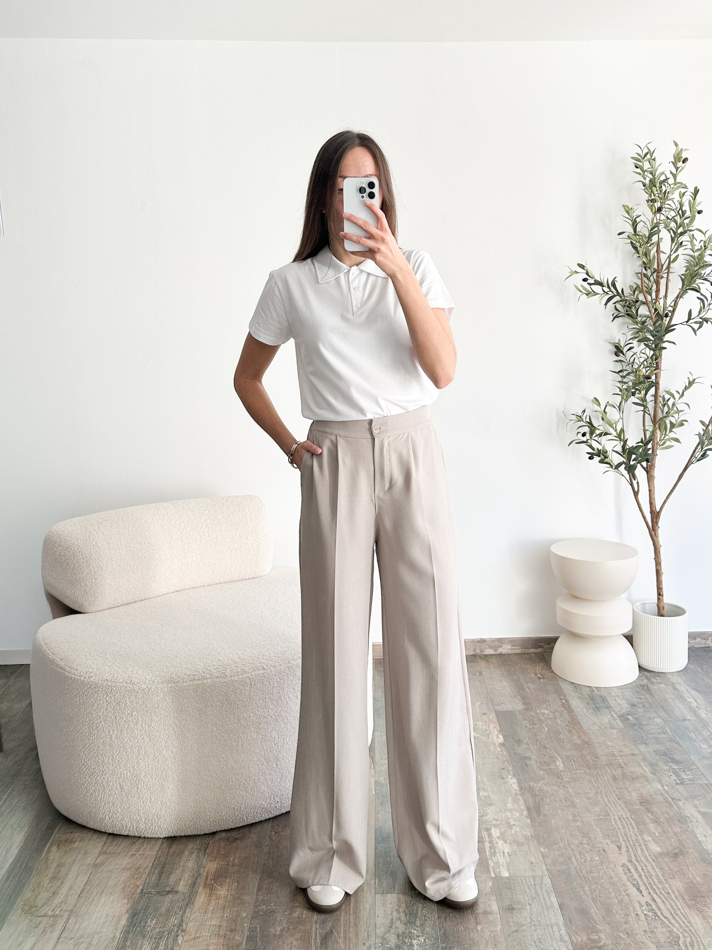 Pantalon Lola beige