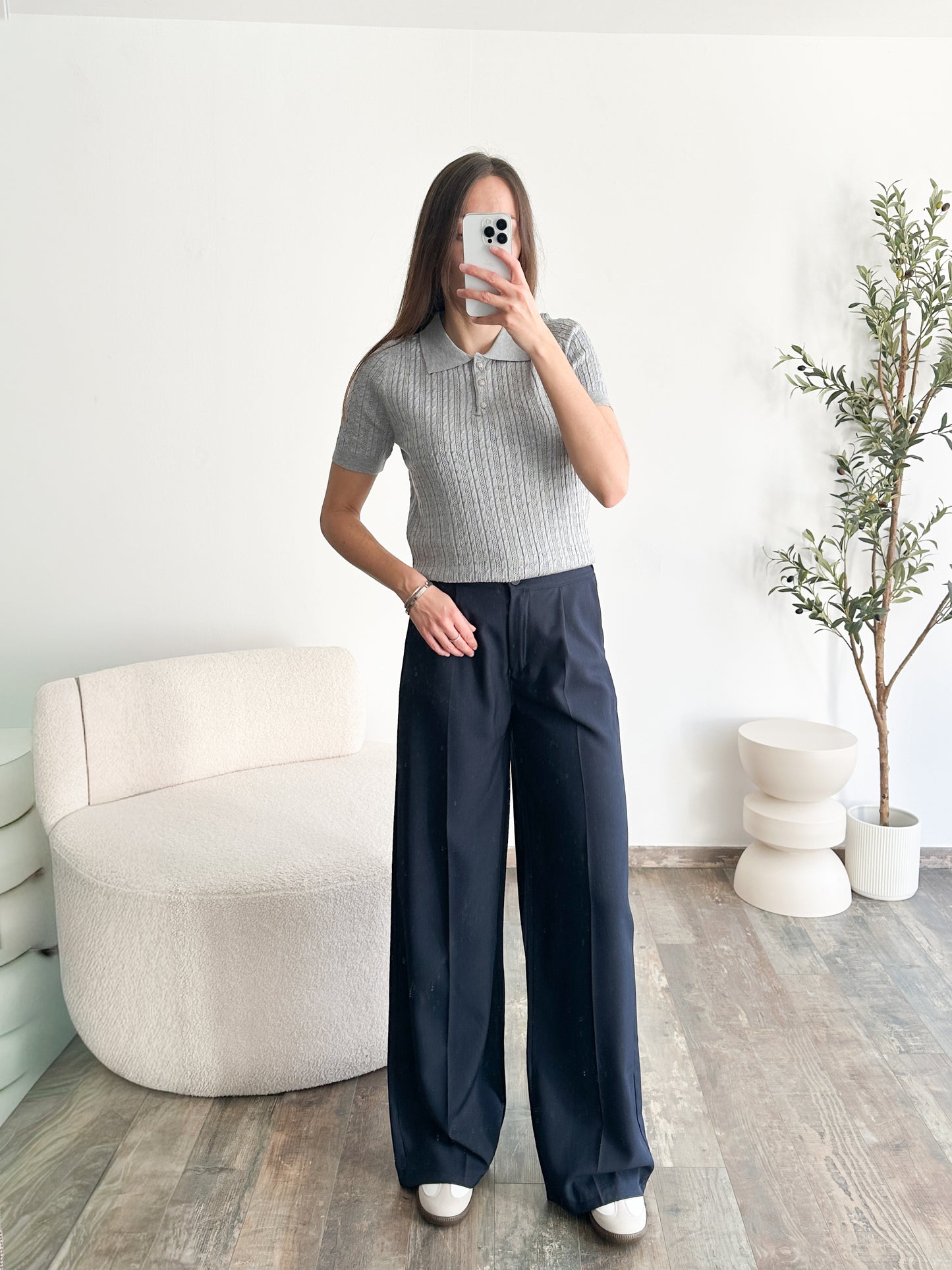 Pantalon Lola bleu marine