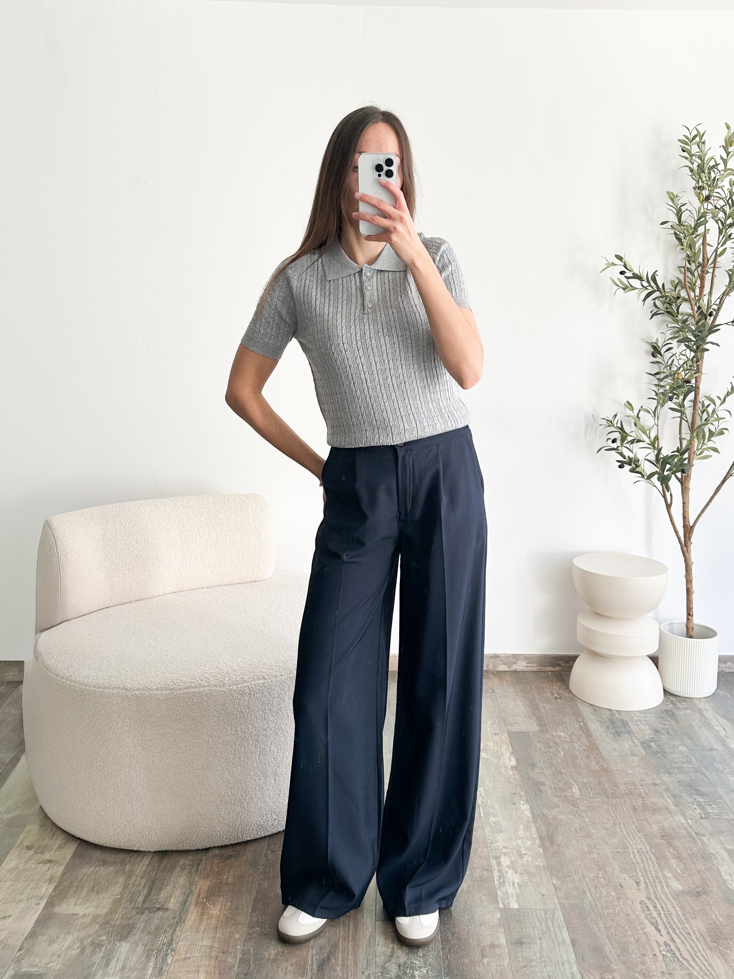 Pantalon Lola bleu marine