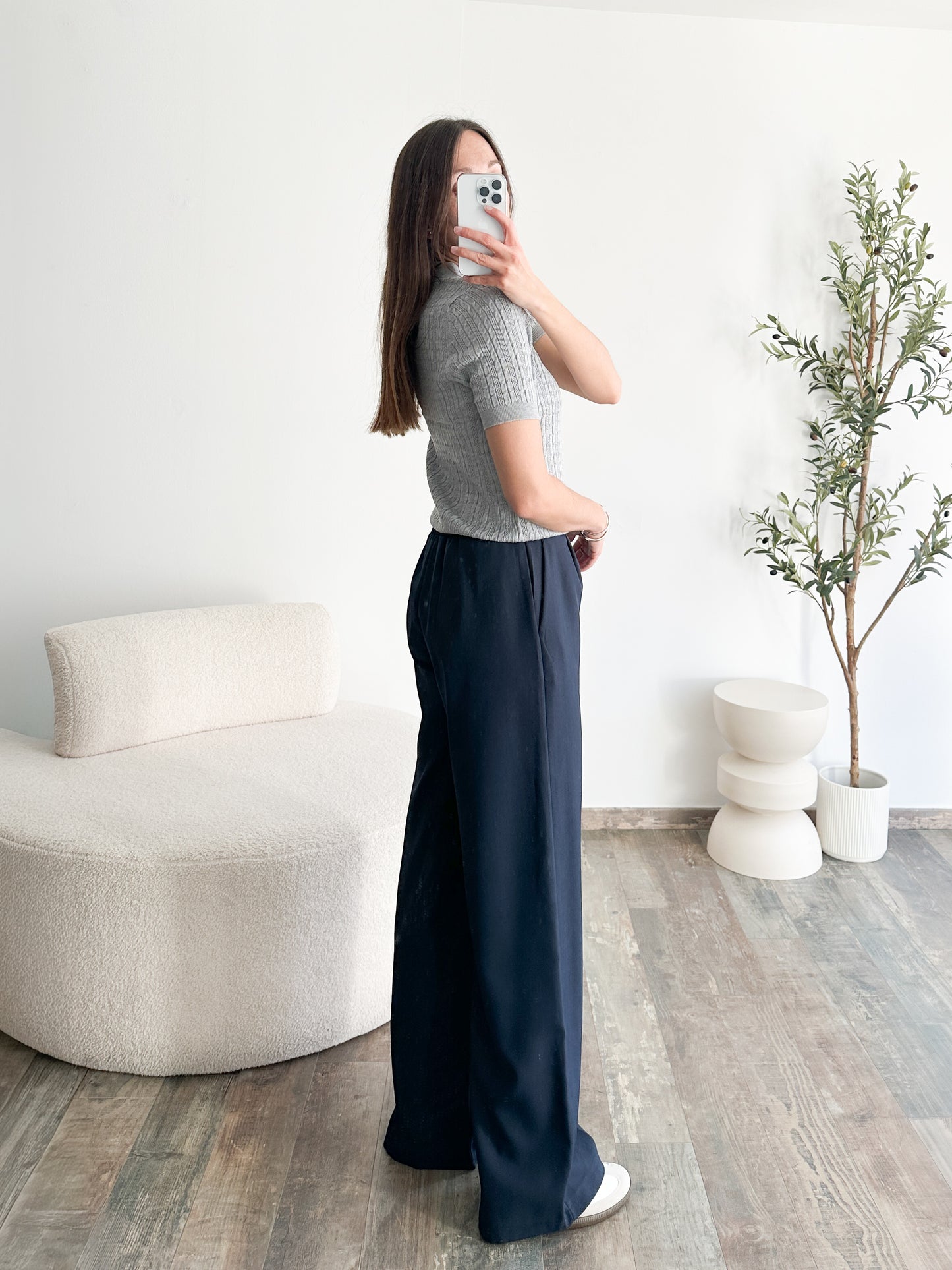 Pantalon Lola bleu marine