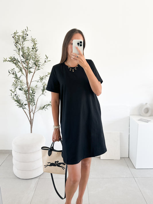 Robe T-shirt noire