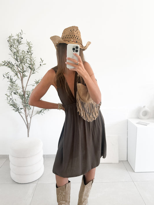 Robe Palma marron