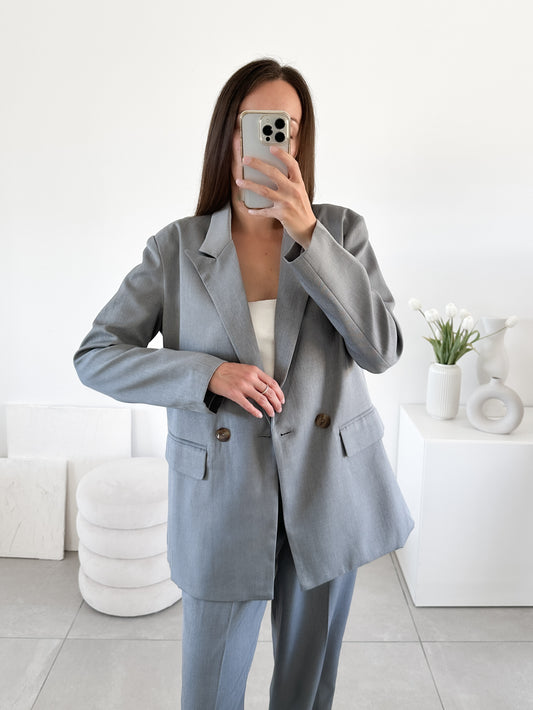 Blazer de costume gris