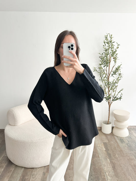 Pull Valérie noir
