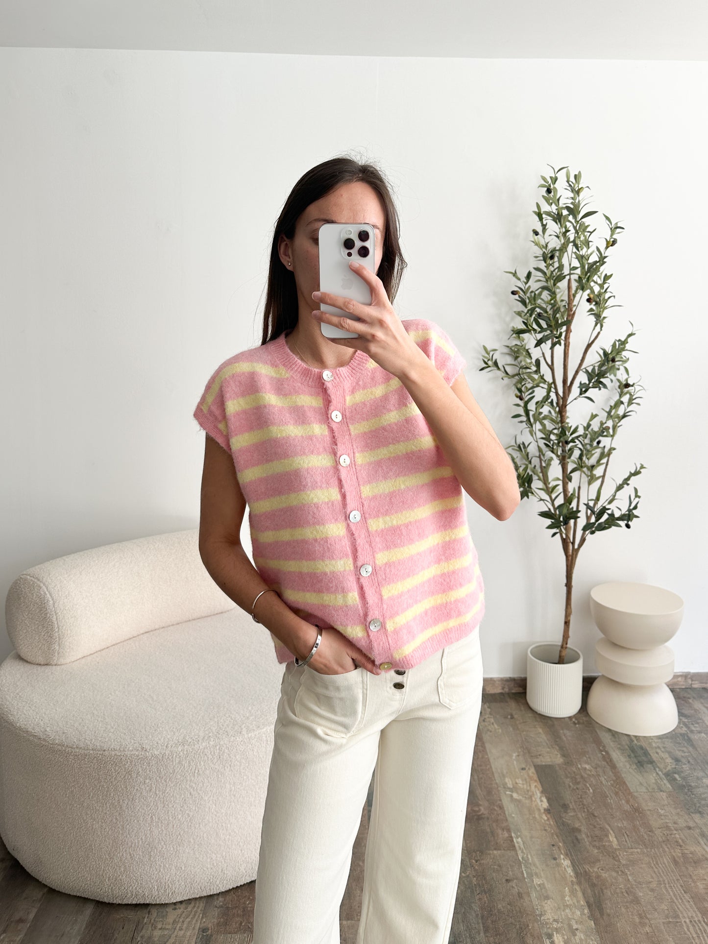 Gilet marin sans manche