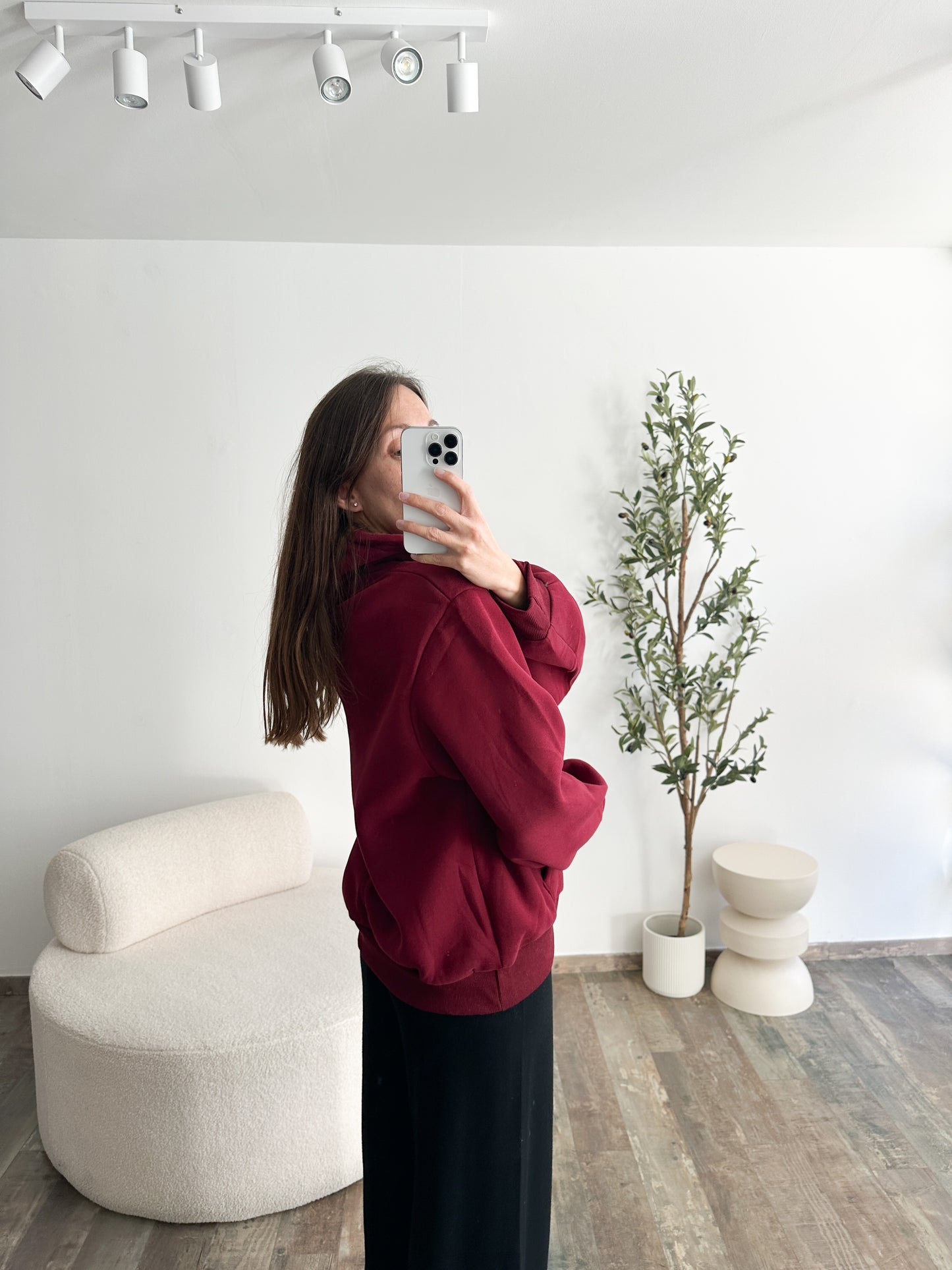 Sweat Los Angeles bordeaux