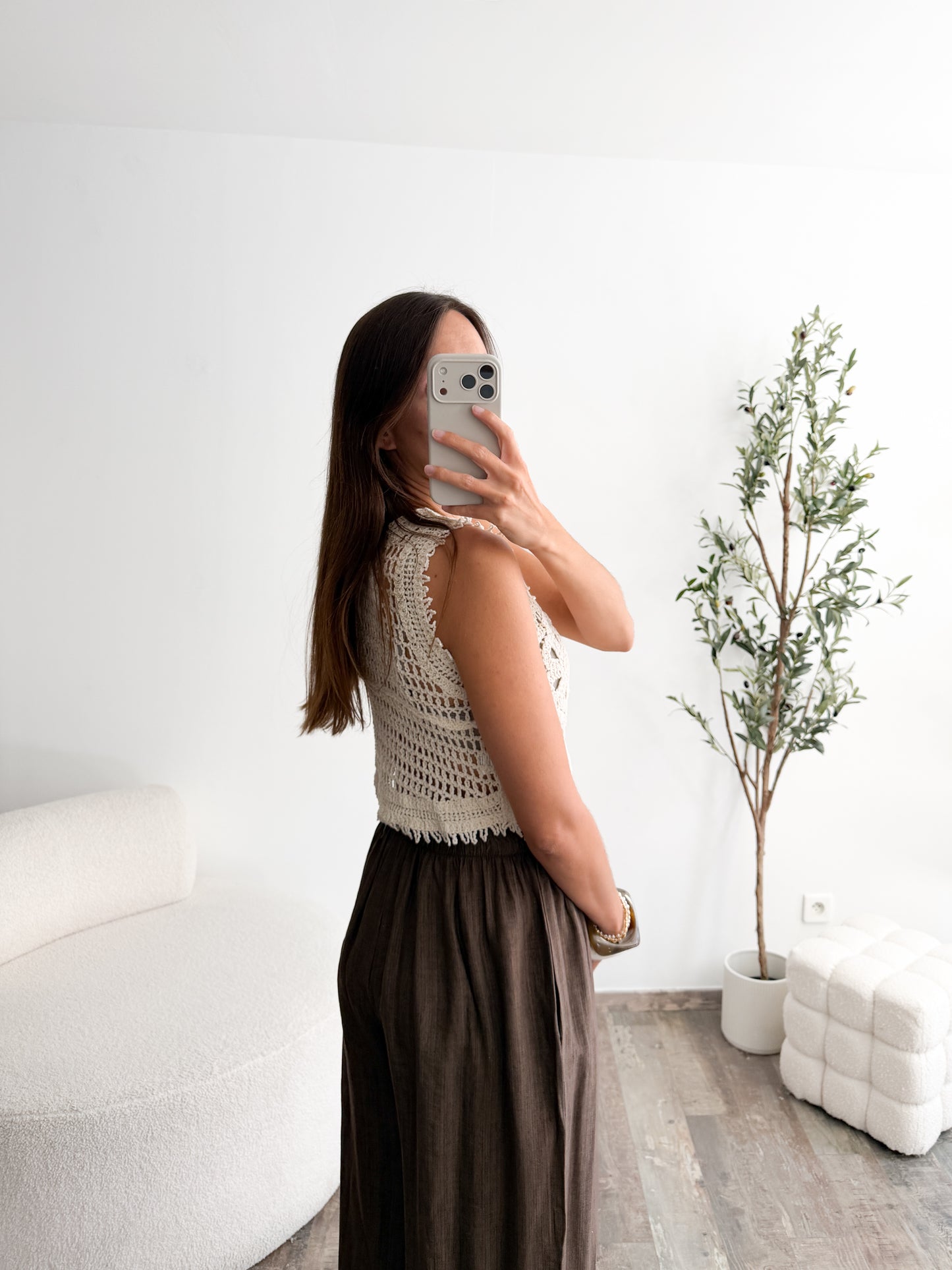 Top en crochet Viana