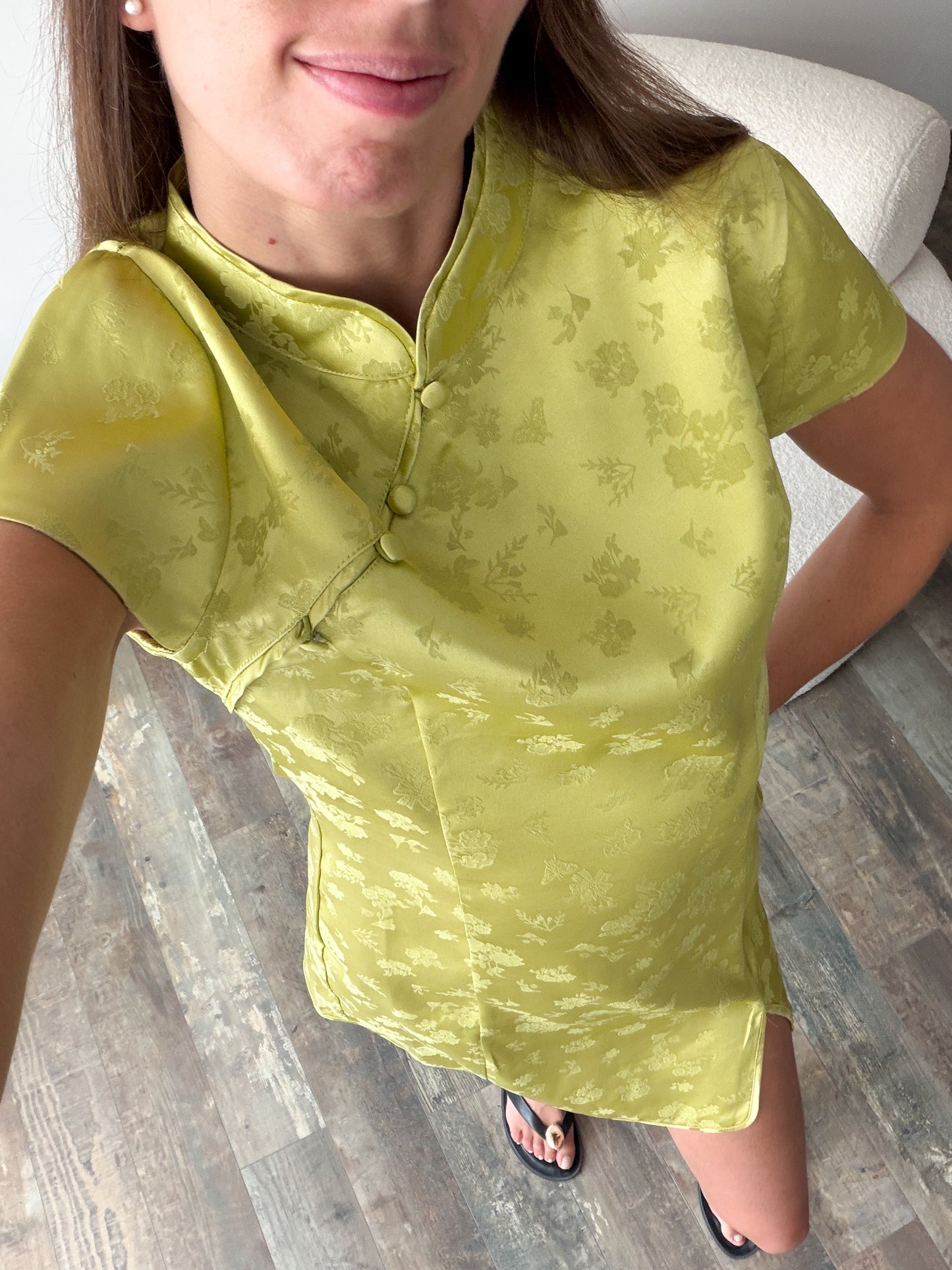 Robe col mandarin