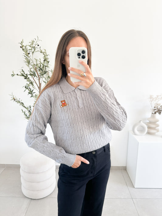 Polo Hanna gris