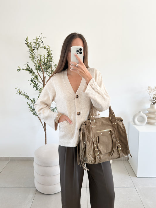 Gilet Thaïs beige