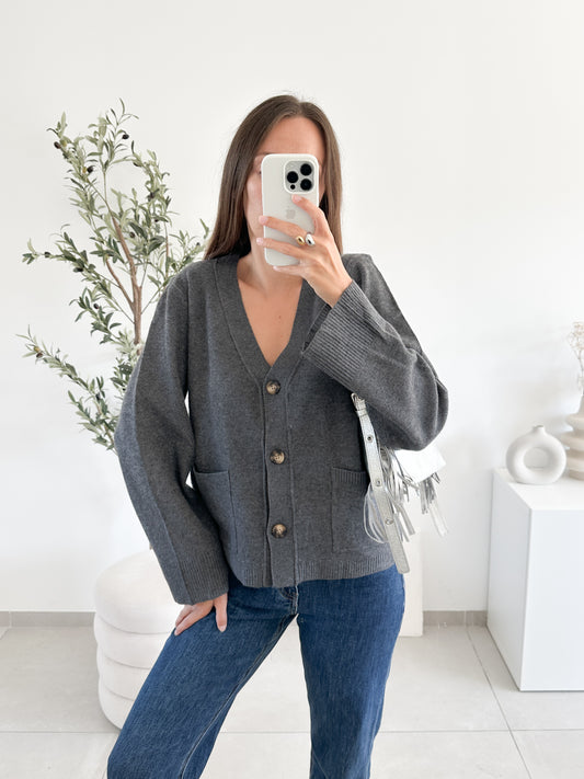 Gilet Thaïs Gris