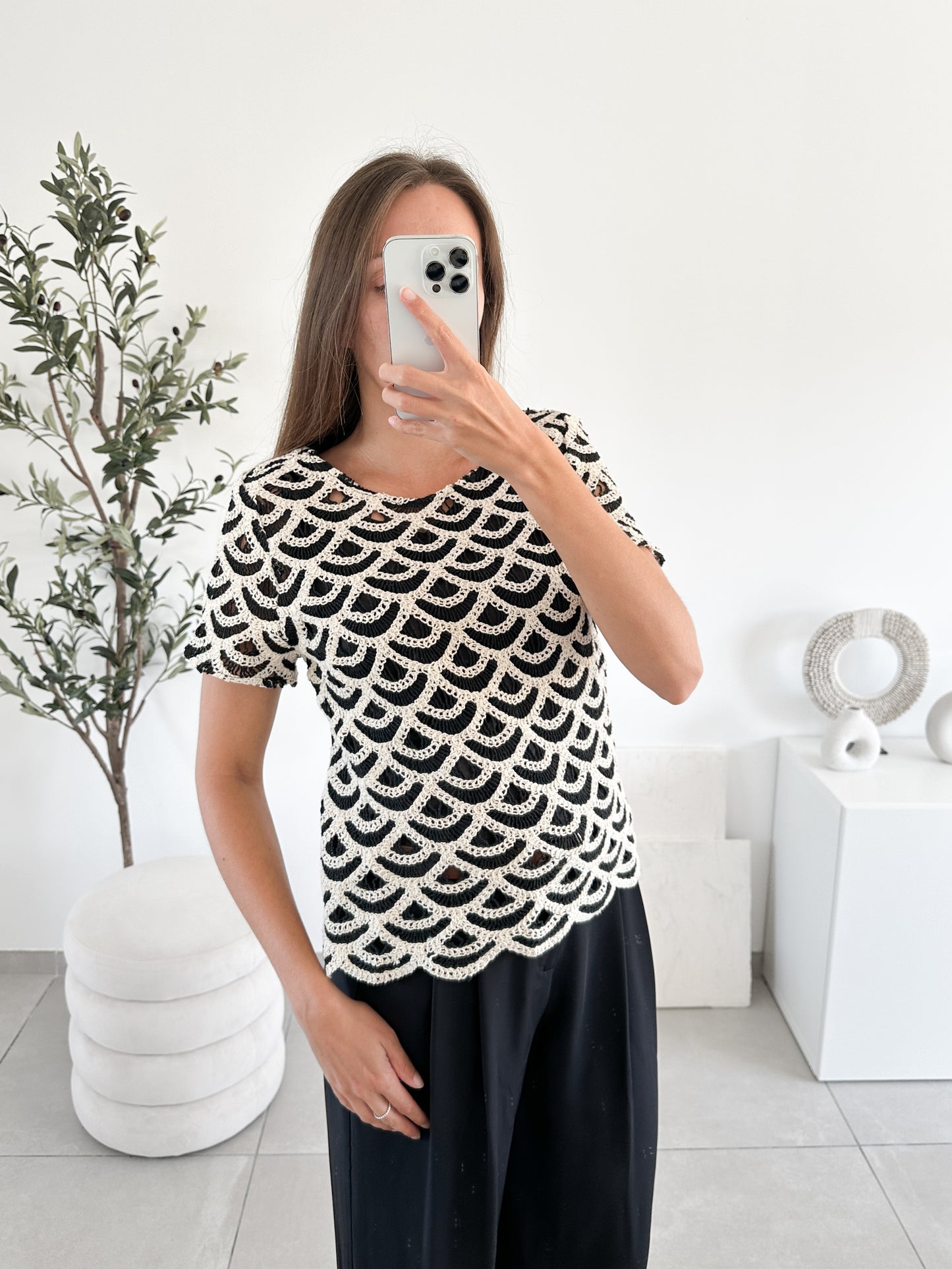 Top en crochet
