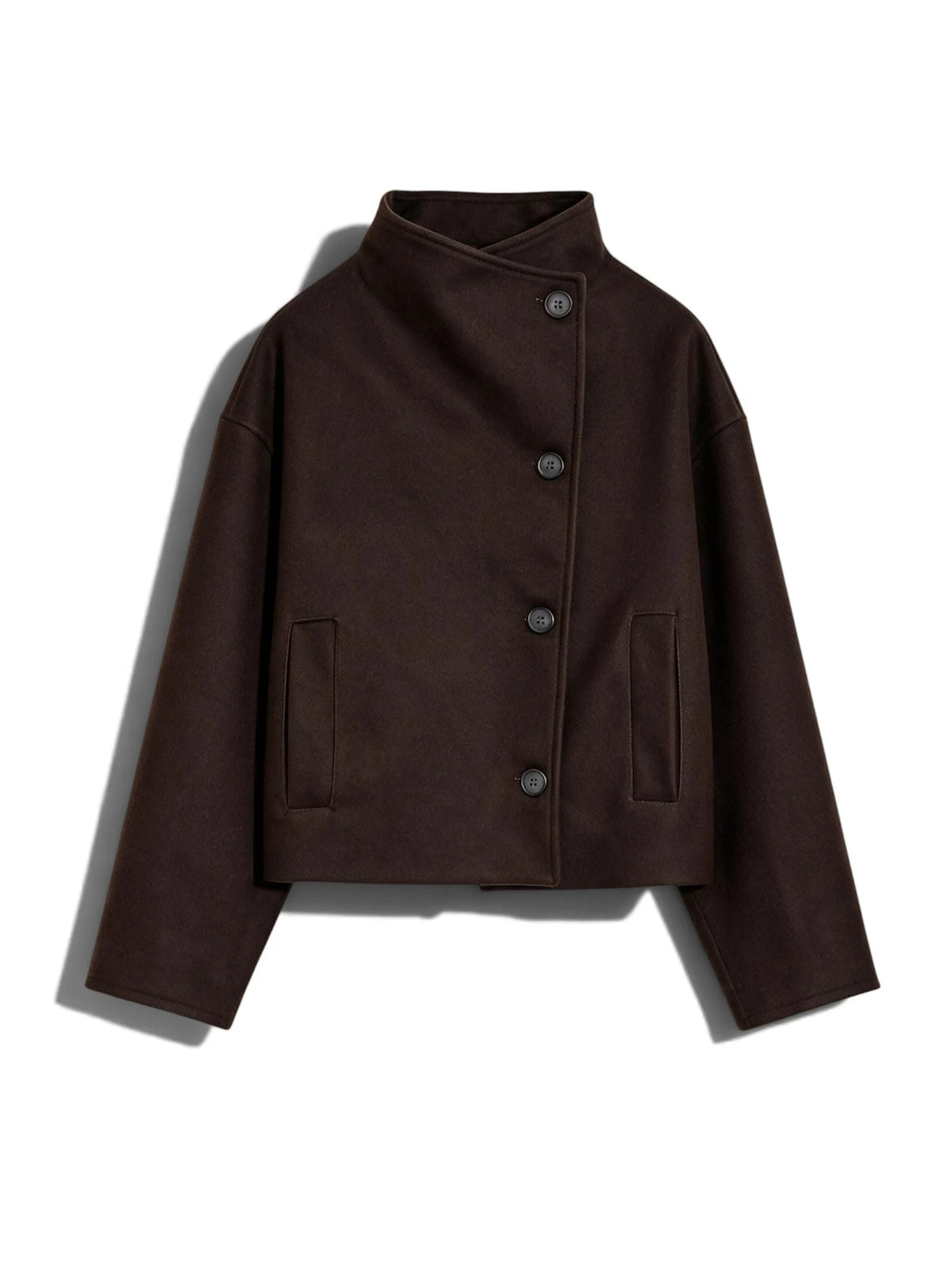 Manteau croisé noir